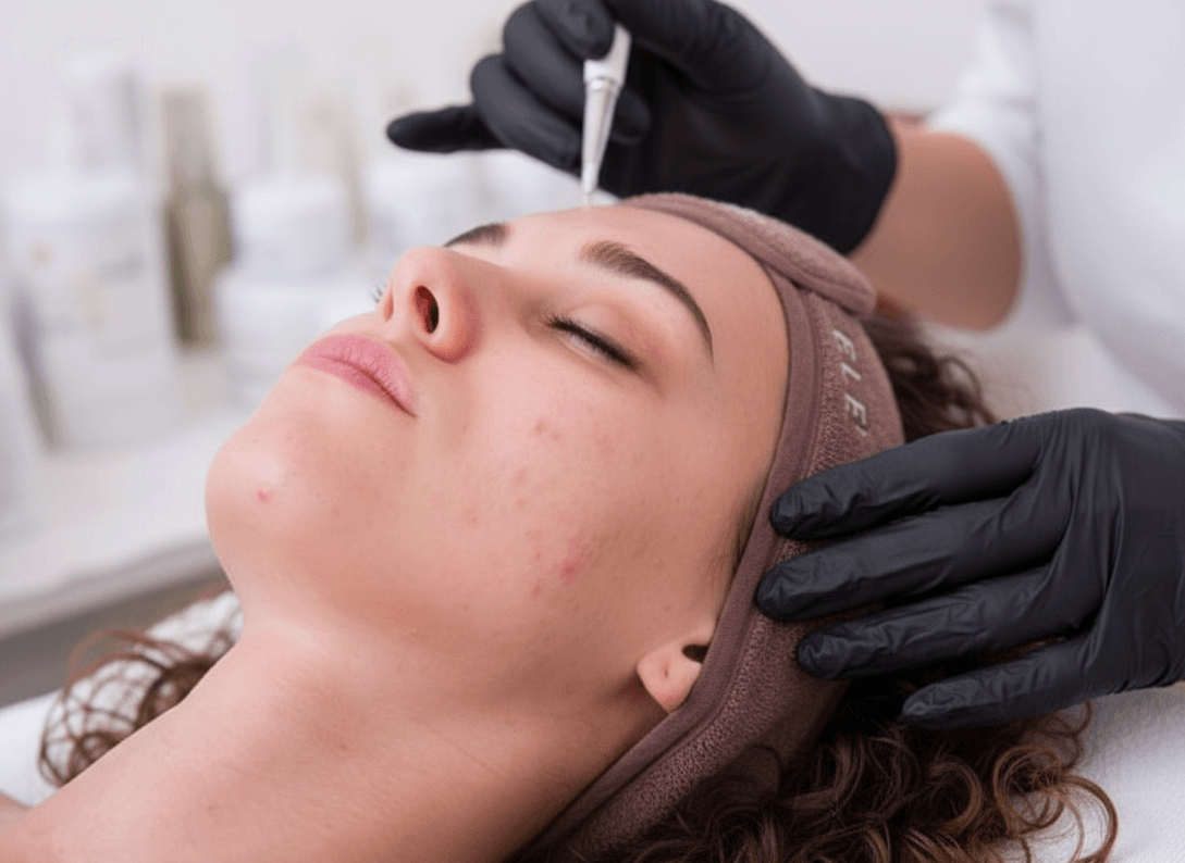 Profesyonel akne tedavisi uygulaması