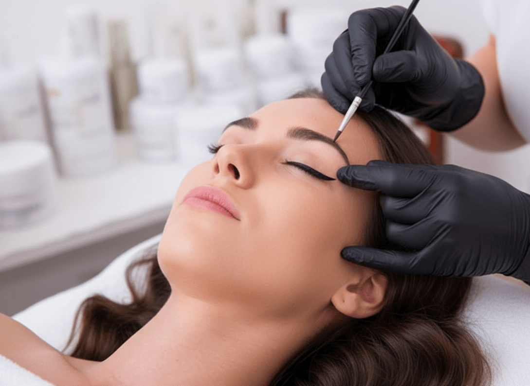 Kalıcı eyeliner uygulaması