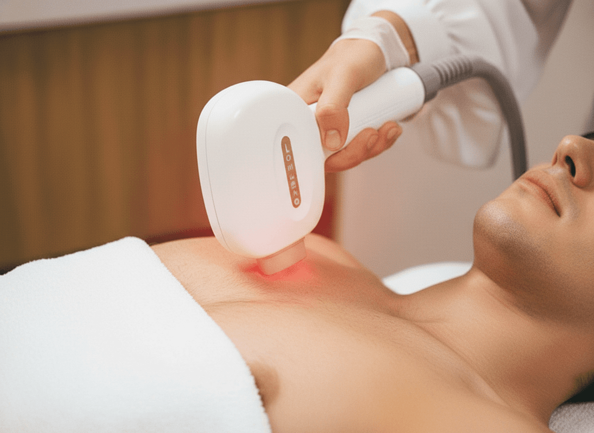 Erkek lazer epilasyon uygulaması