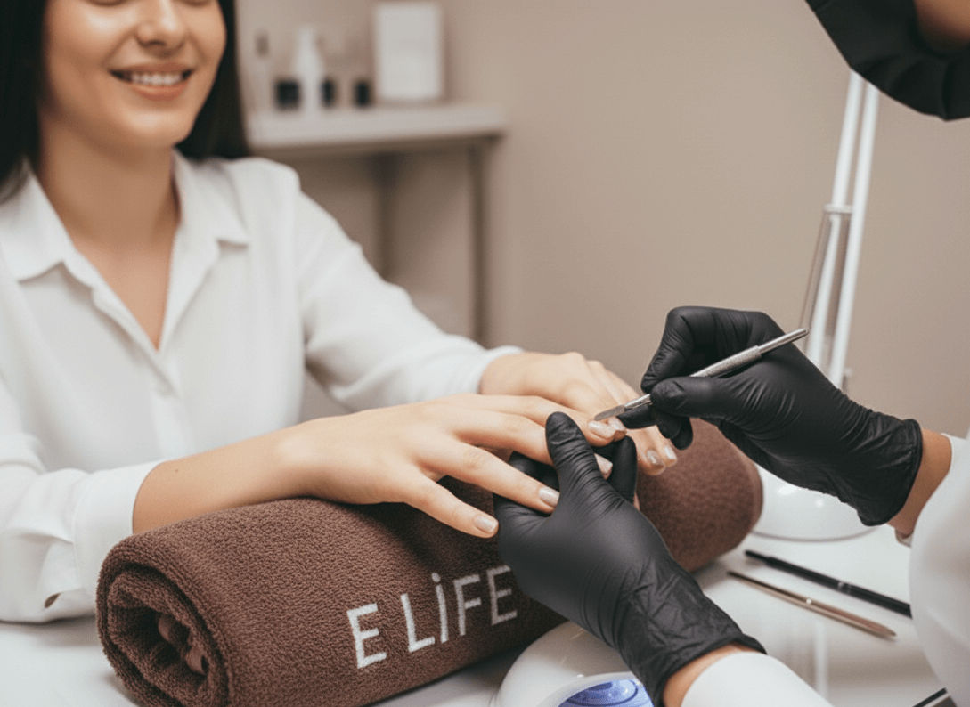 Profesyonel manikür uygulaması