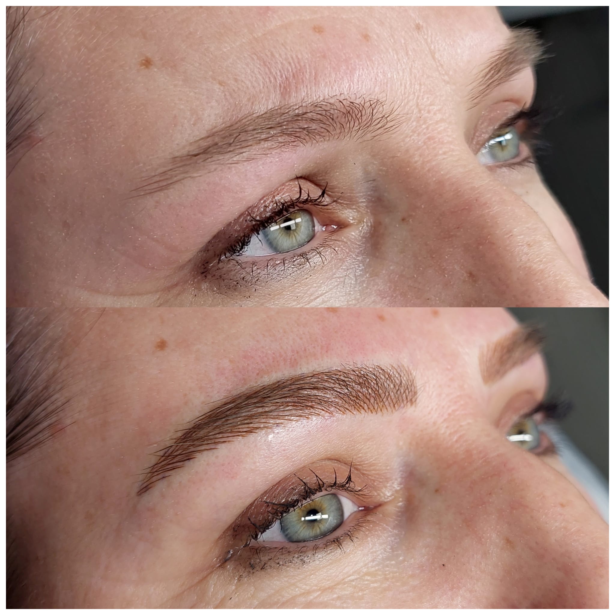 Microblading Dönüşümü - Doğal Kaş Estetiği